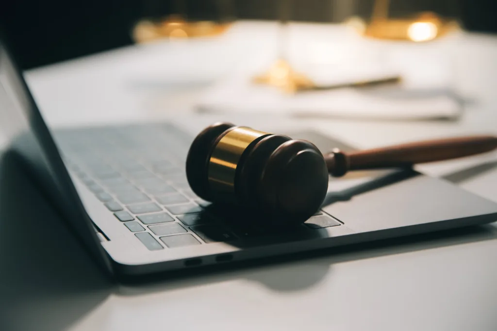 Estate planning attorney reviewing contract documents related to community and separate property in California